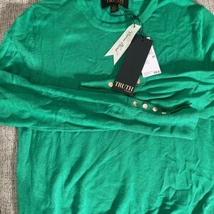 Truth Men's Vibrant Green Long Sleeve Tee